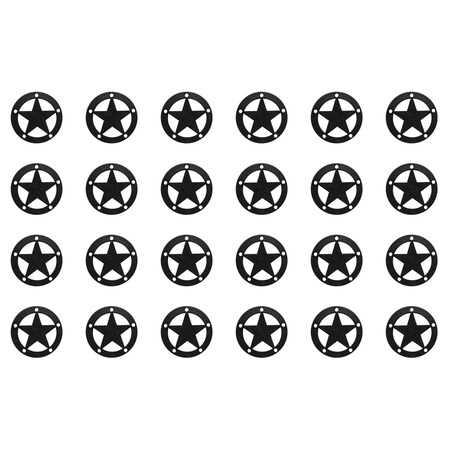 Simpson Strong-Tie Simpson Strong Tie APDTS3 Black Powder-Coated Decorative Star, 24PK APDTS3-24